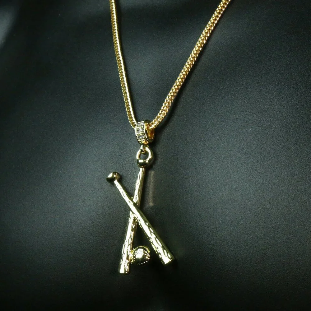 14k Gold Baseball Bat 24